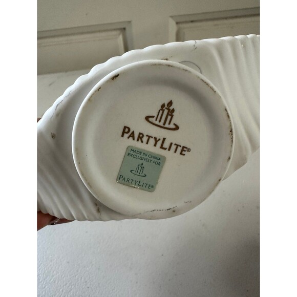 PartyLite Rare Coastal Lights Nautilus Shell Tea Light Candleholder P9610 - Picture 3 of 3
